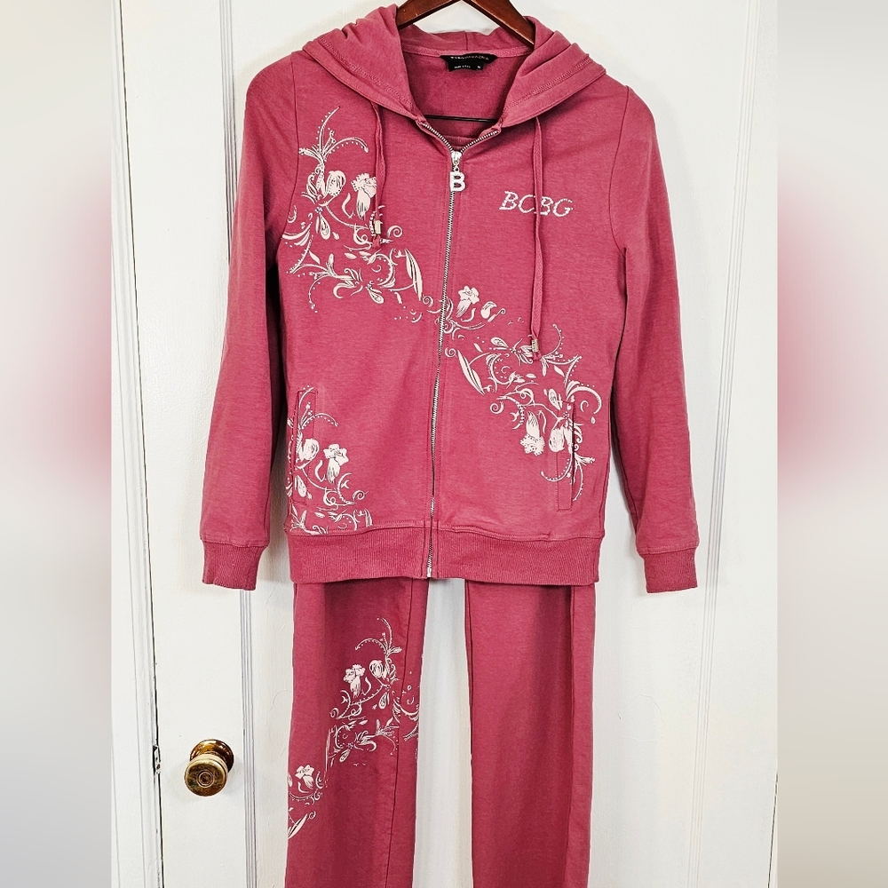 BCBG Hoodie & Jogger Set